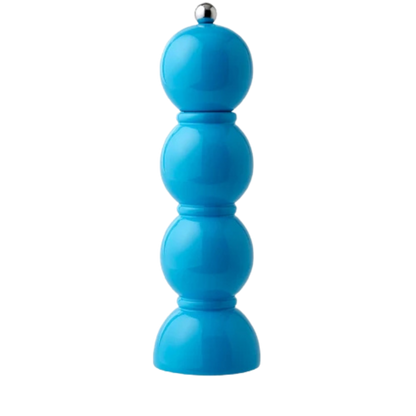 Aqua Bobbin Salt or Pepper Mill