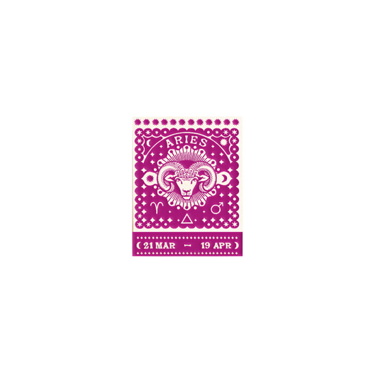 Aries Zodiac Matchbook