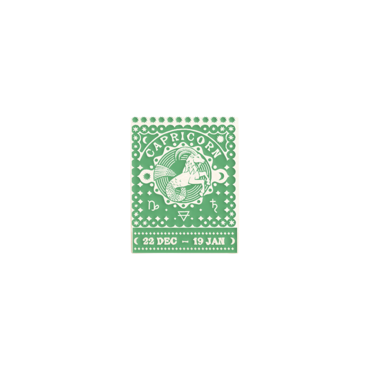 Capricorn Zodiac Matchbook