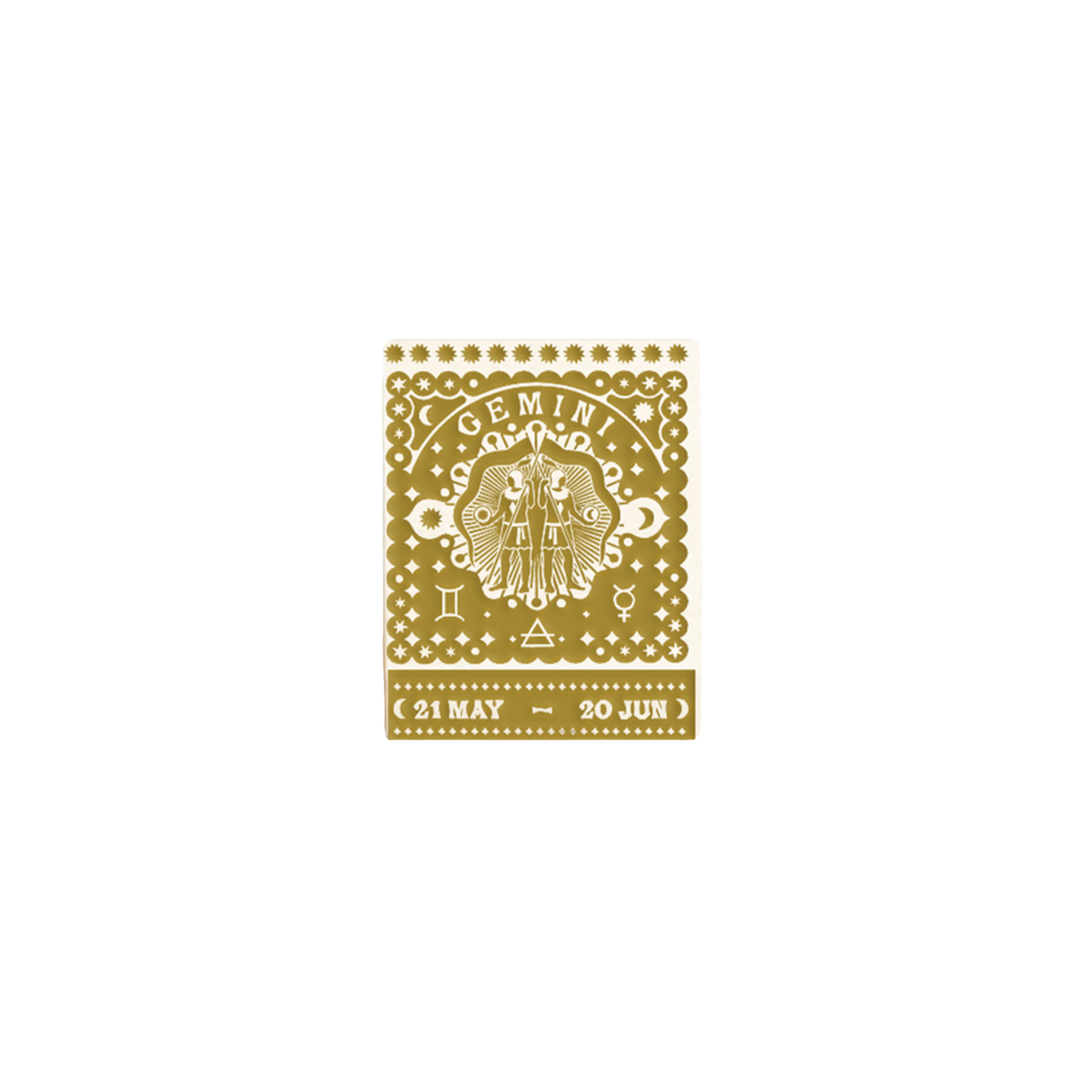 Gemini Zodiac Matchbook