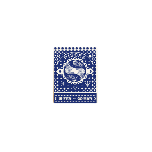 Pisces Zodiac Matchbook