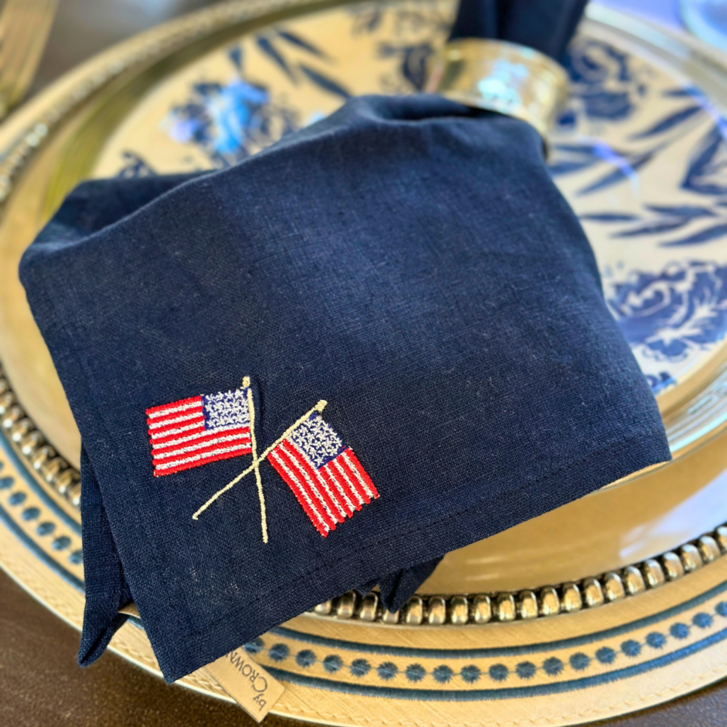 American Flag Napkin - Set of 4