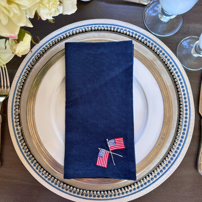 American Flag Napkin - Set of 4