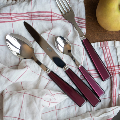 Icône 5-Piece Cutlery Set - Aubergine