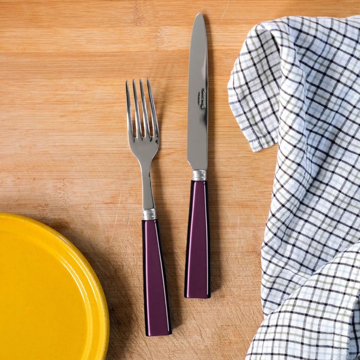 Icône 5-Piece Cutlery Set - Aubergine