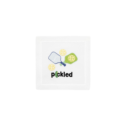 Pickled Cocktail Napkins - Set of 4
