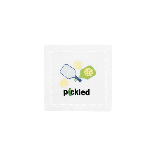Pickled Cocktail Napkins - Set of 4