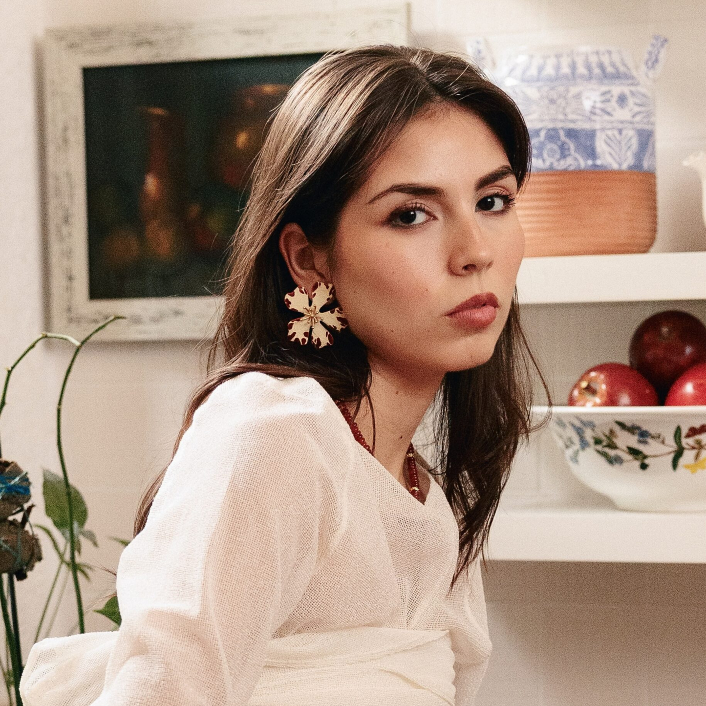 Aurora Maxi Earrings - Butter
