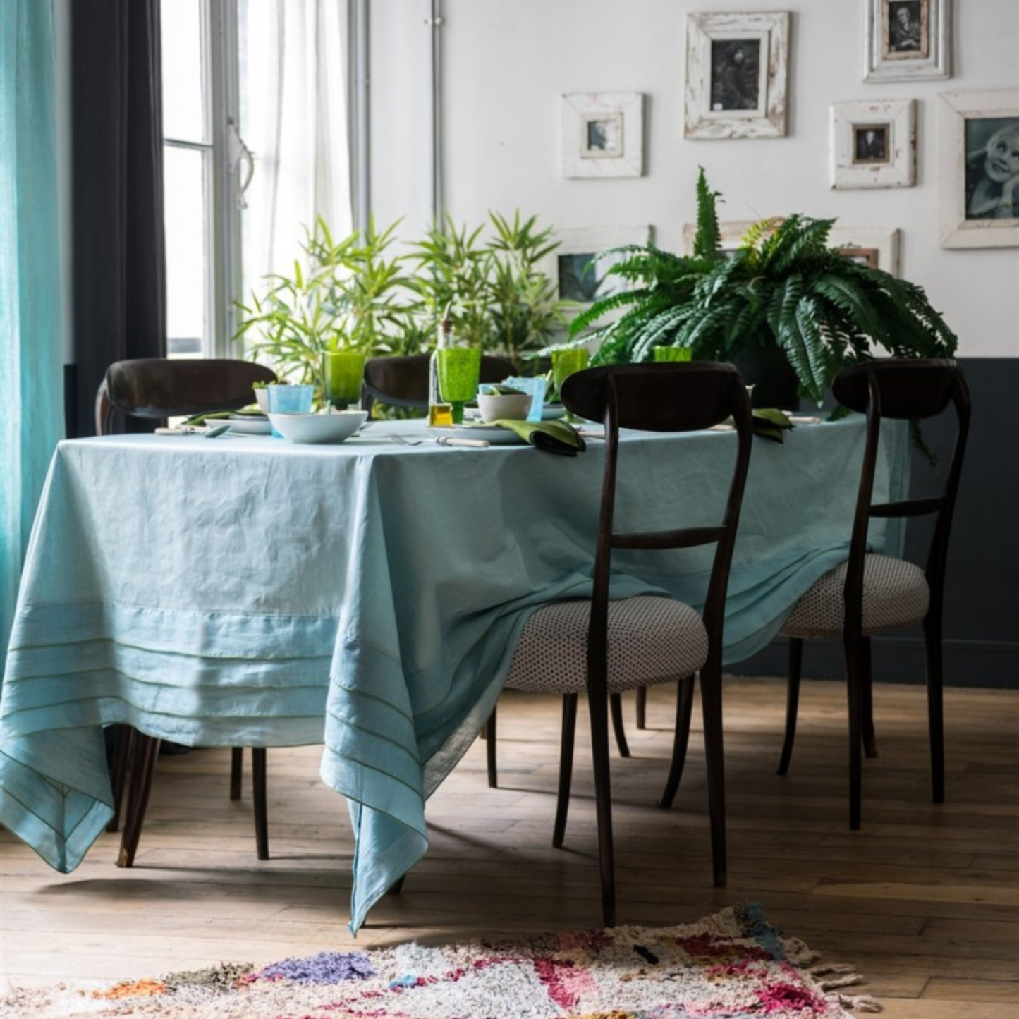 Sfogliatella Tablecloth in Stain Resistant Linen