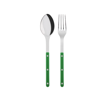 Bistrot Solid 2 Piece Serving Set in Garden Green