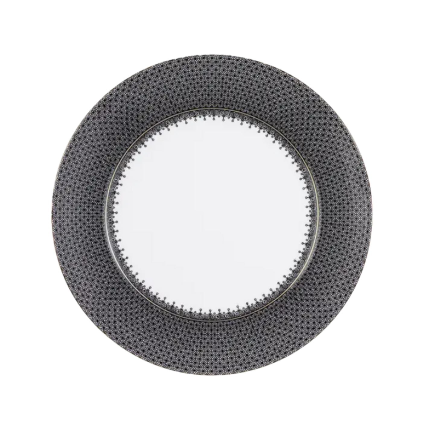 Black Lace Service Plate
