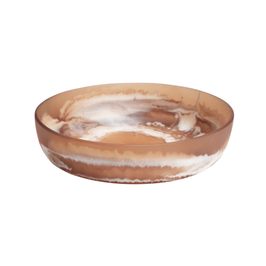 Hugo Brown Swirled Serving Bowl - Large