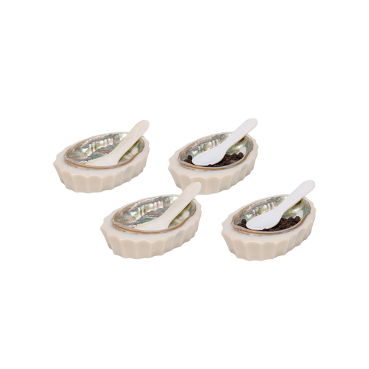 Set of 4 Tilda Pinch Bowls - Ivory