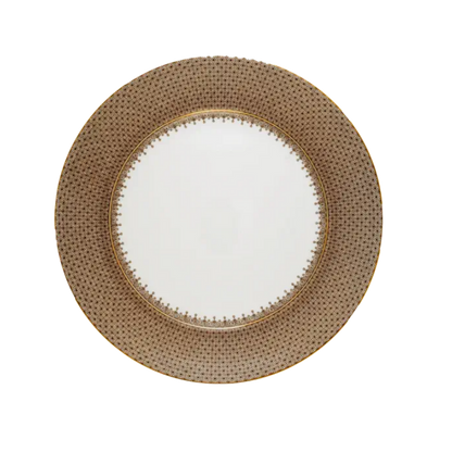 Brown Lace Service Plate