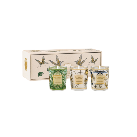 Tomorrowland Travel Candle Trio