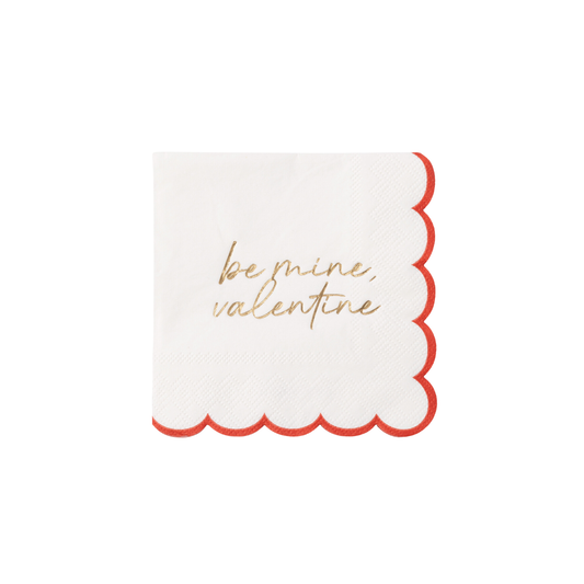 'Be Mine, Valentine' Cocktail Napkins - Set of 20