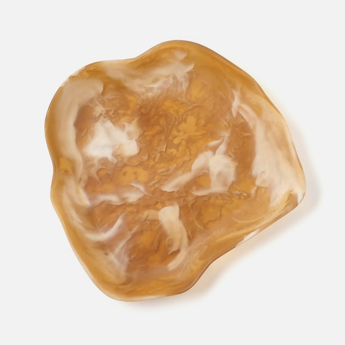 Beatrix Amber Swirled XL Serving Tray