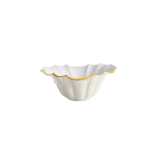 Encanto Tuscany Small Bowl - Cream and White