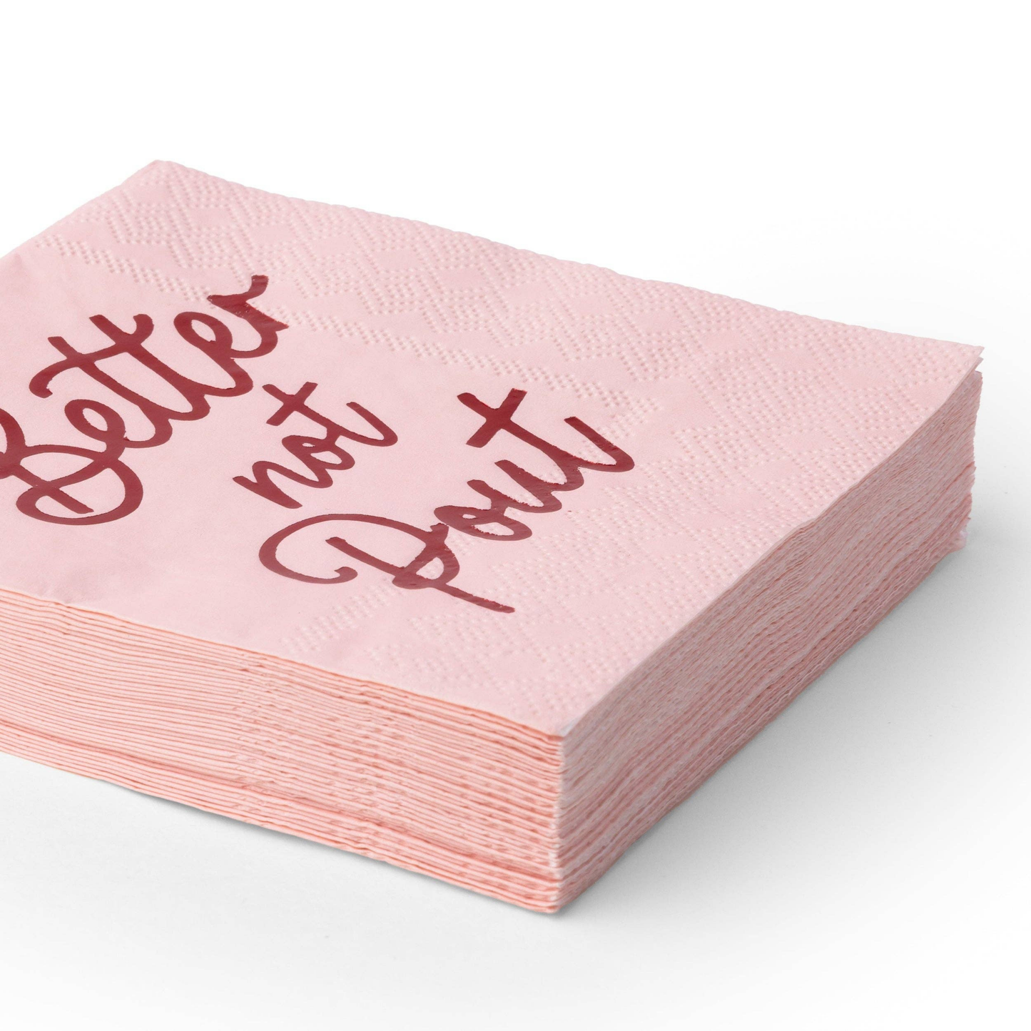 Better Not Pout Cocktail Napkins - Pack of 20