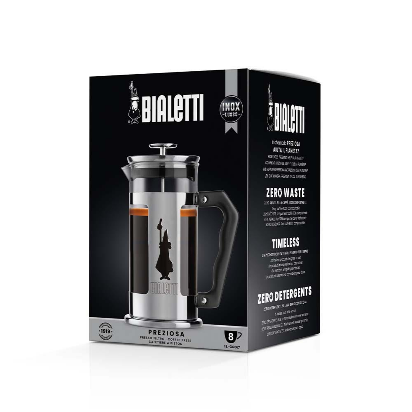 Preziosa French Press Coffee & Tea Maker - 8 Cup