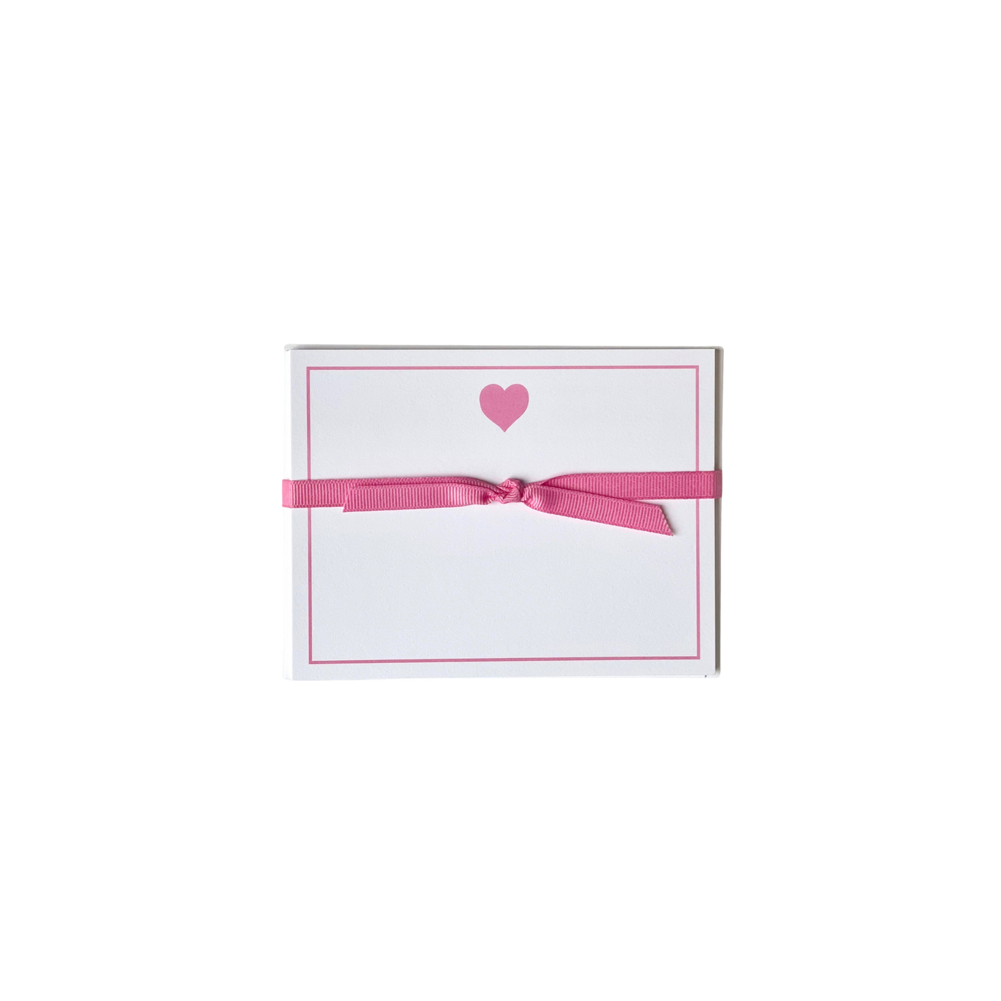Big Heart in Pink Note Card Set