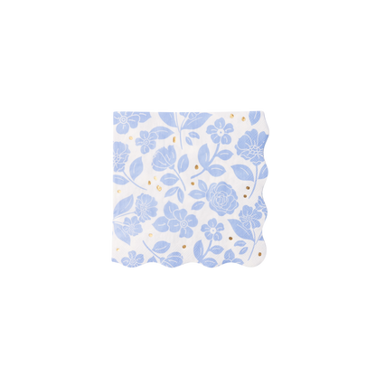 Blue Belle Floral Dinner Napkins – Set of 20