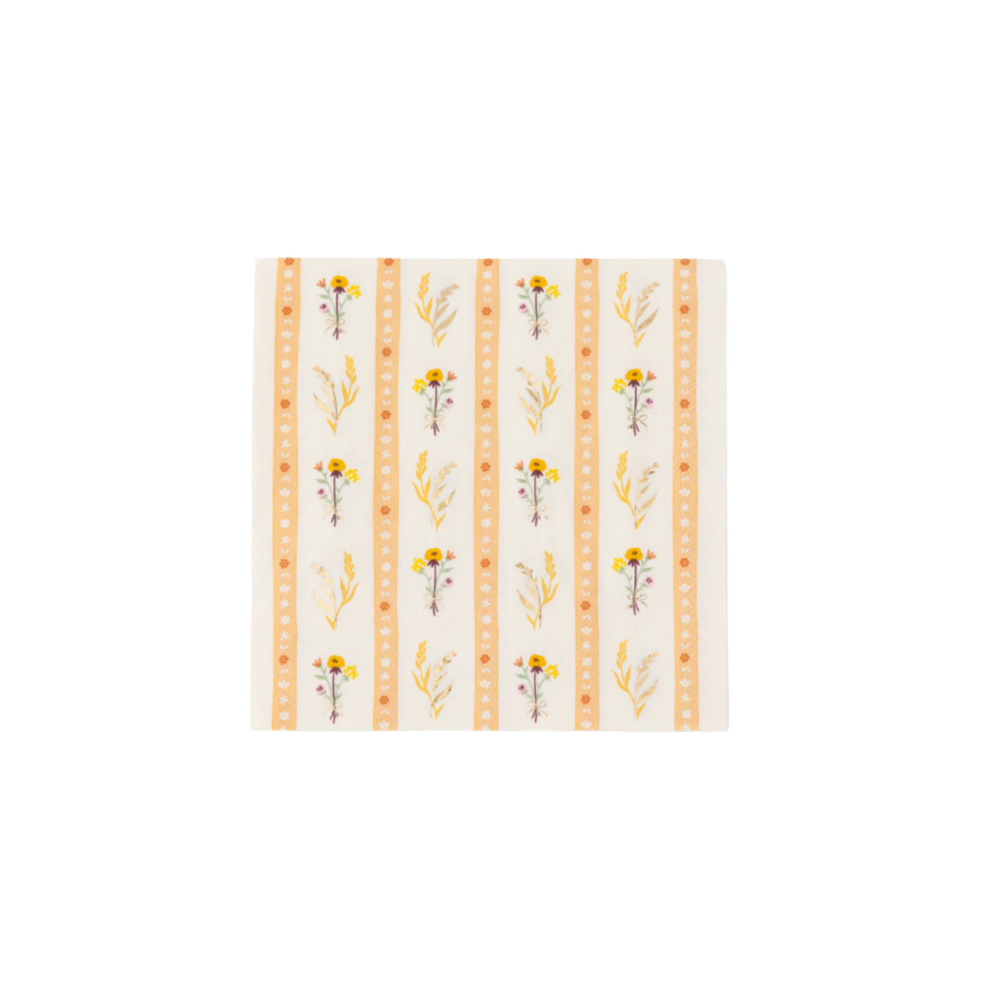 Large Cozy Fall Floral Napkins
