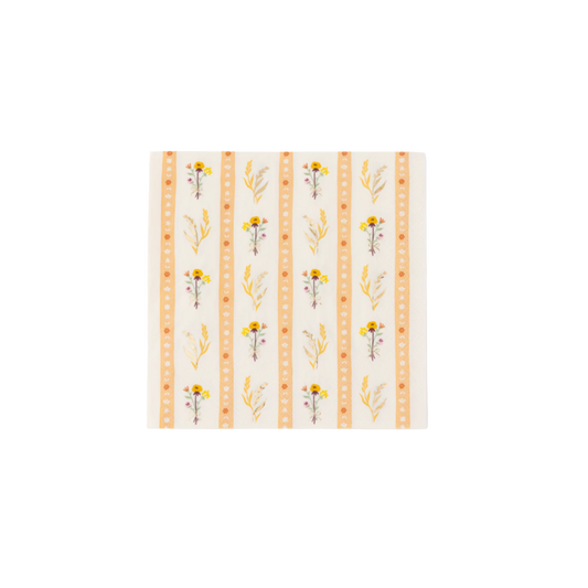 Large Cozy Fall Floral Napkins
