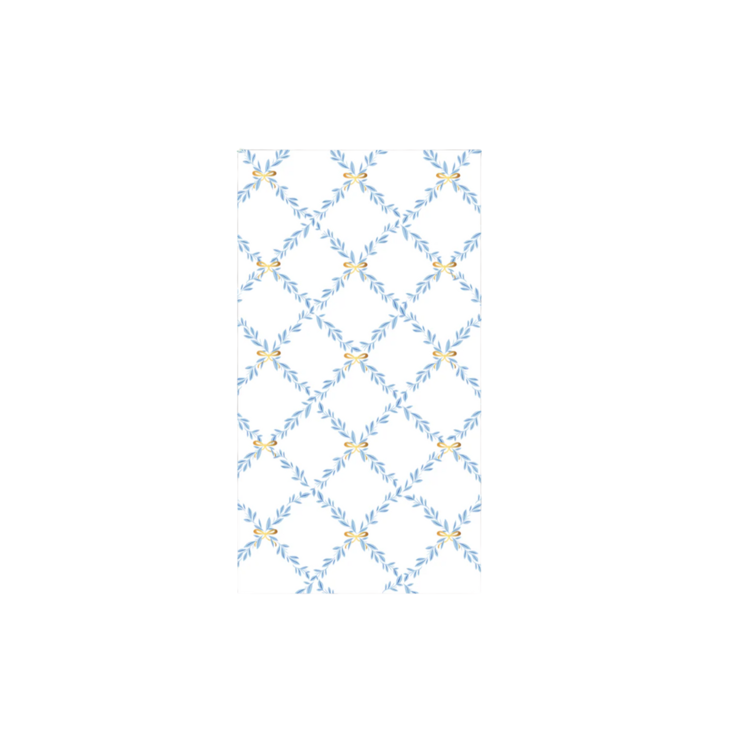 Sky Blue Trellis Guest Towel