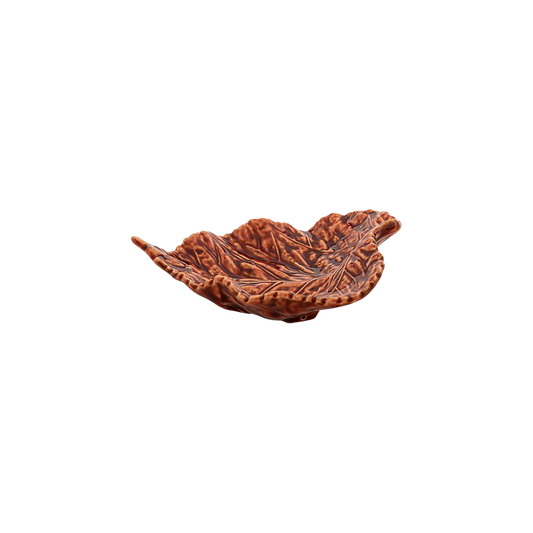 Gudrun Small Birch Leaf Ceramic Dish