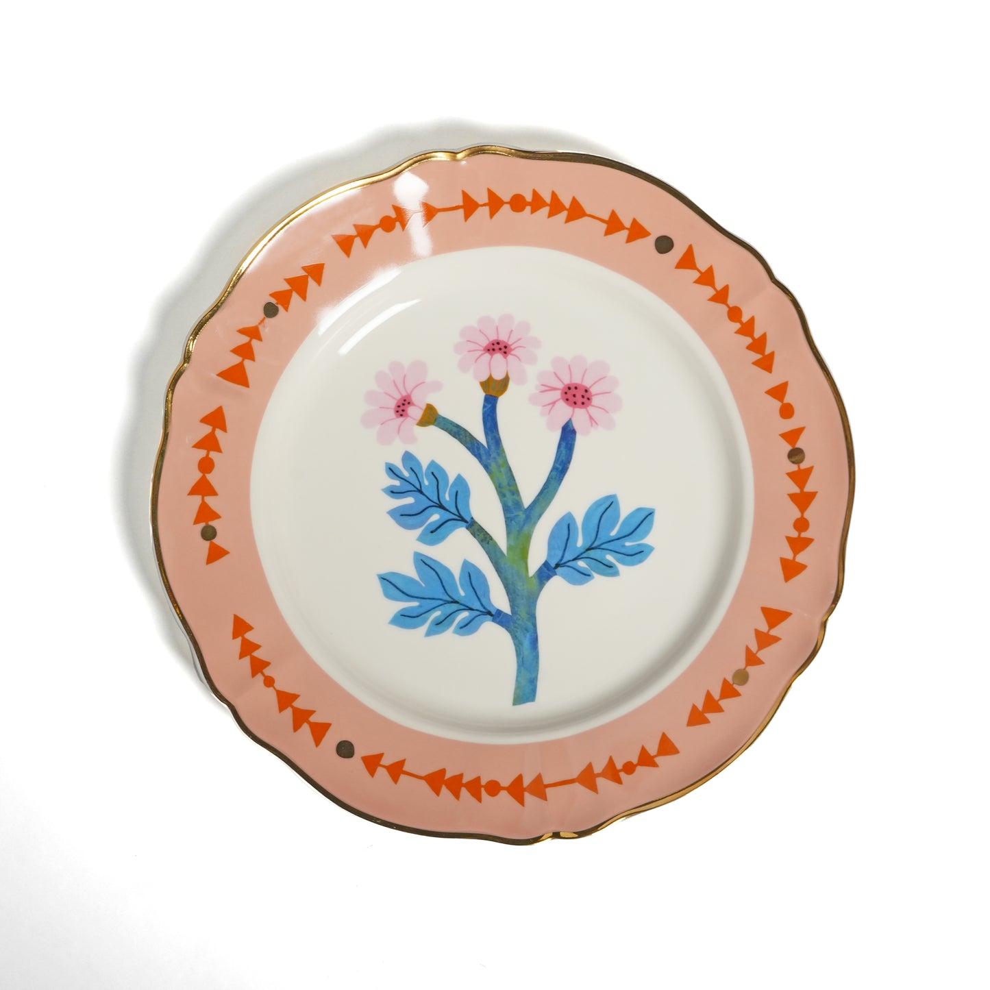 Dinner plate CM 10.5 inch Botanica Pink