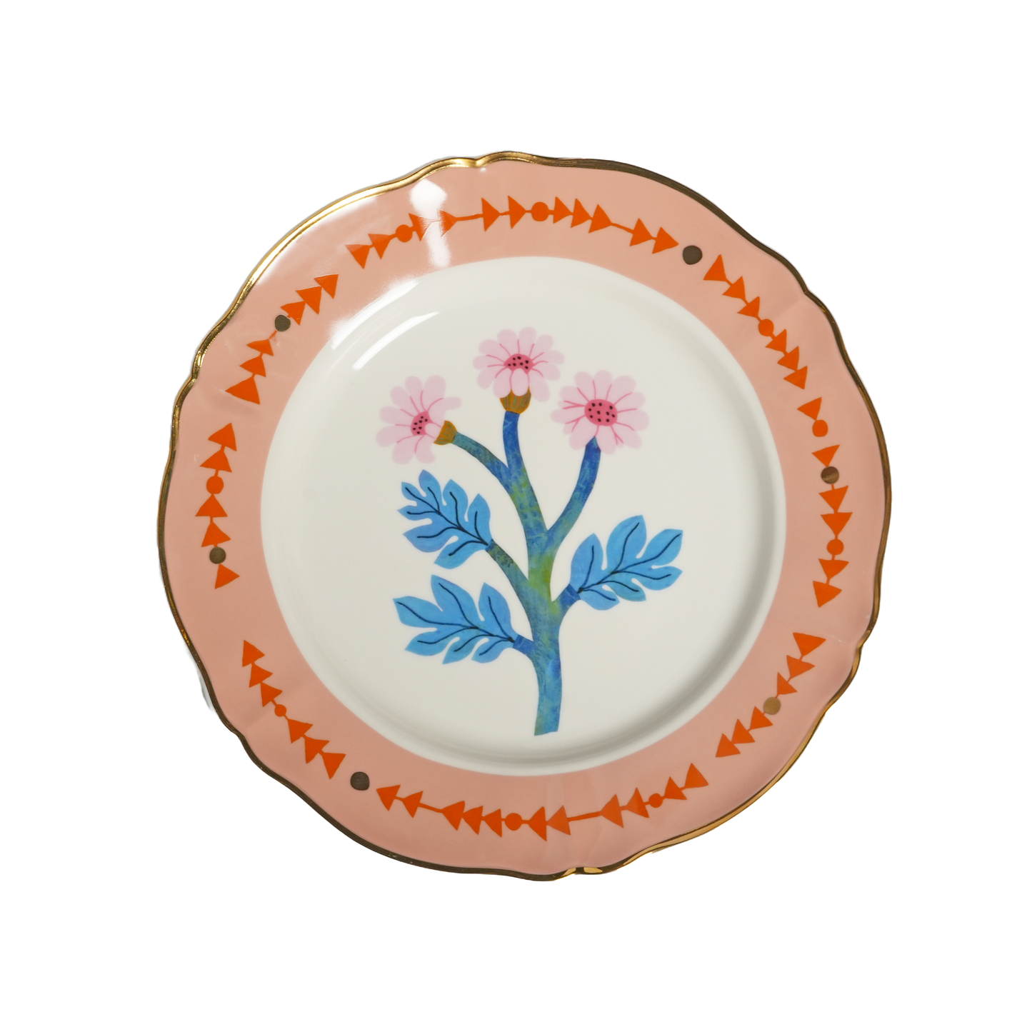 Dinner plate CM 10.5 inch Botanica Pink