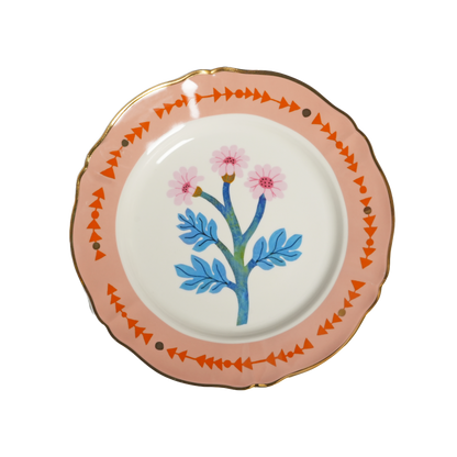 Dinner plate CM 10.5 inch Botanica Pink