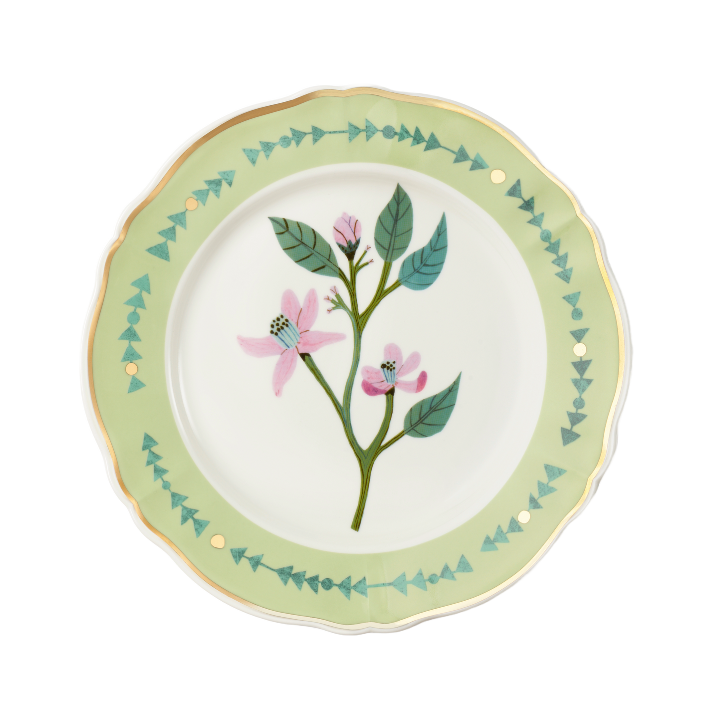 Dinner plate CM 10.5 inch Botanica Green