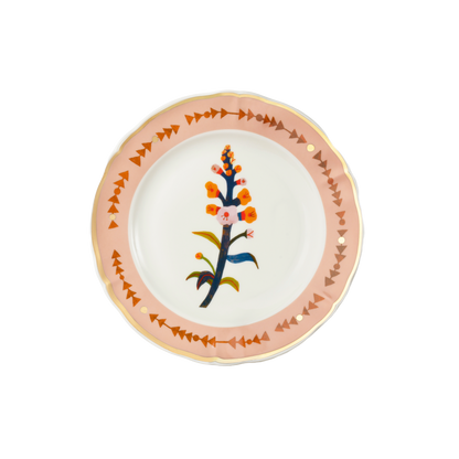 Dessert plate CM 8 inch Botanica Pink