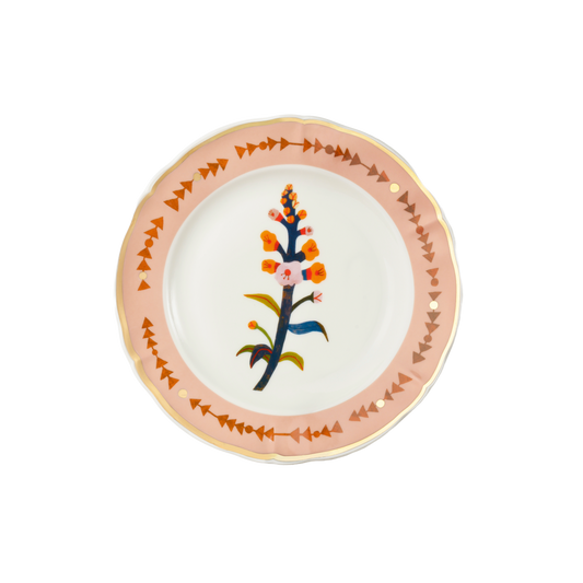 Dessert plate CM 8 inch Botanica Pink