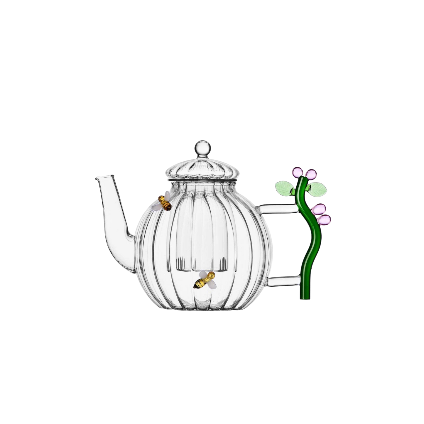 Botanica Teapot Optic Pink Flower and Bee