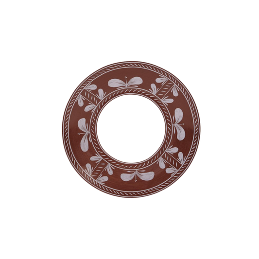 Sevilla Dessert Plate - Brown