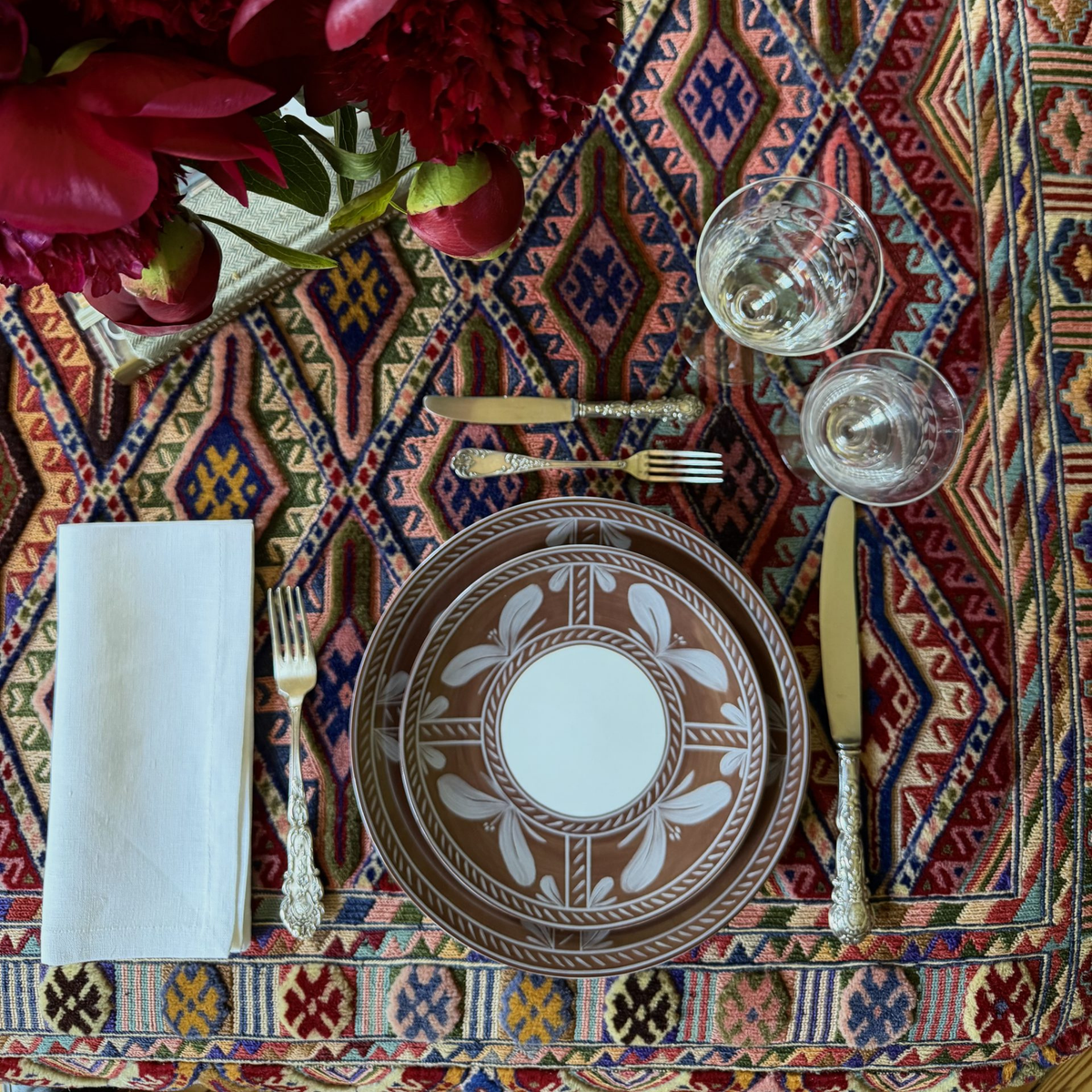 Sevilla Dessert Plate - Brown