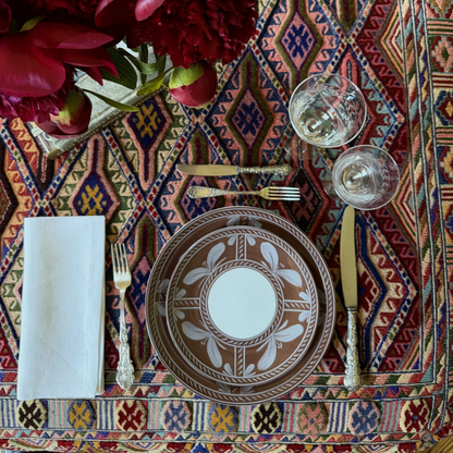 Sevilla Dessert Plate - Brown