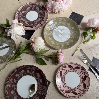 Sevilla Dessert Plate - Brown