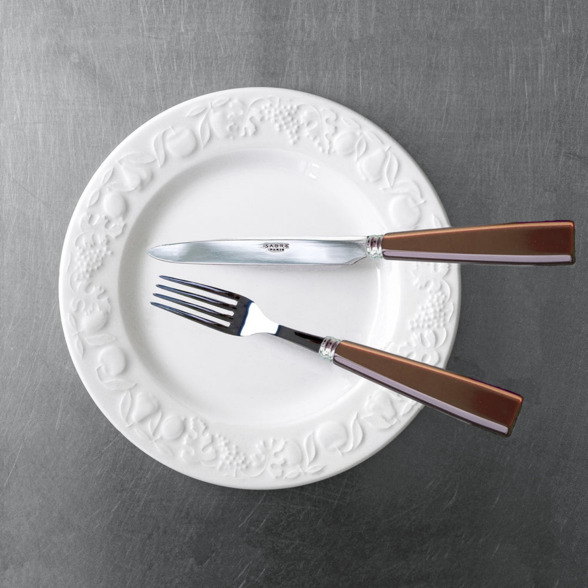 Icône 5-Piece Cutlery Set - Brown
