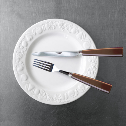 Icône 5-Piece Cutlery Set - Brown