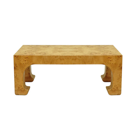 Burlwood Pagoda Coffee Table