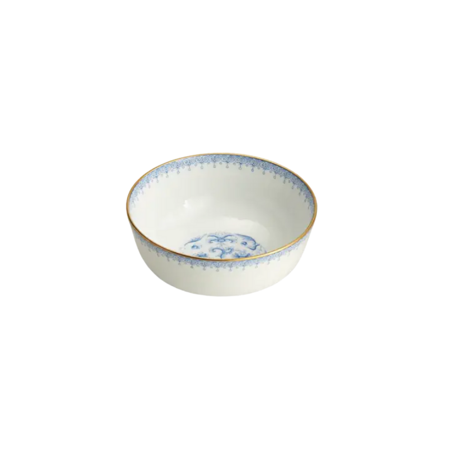 Cornflower Lace Dessert Bowl