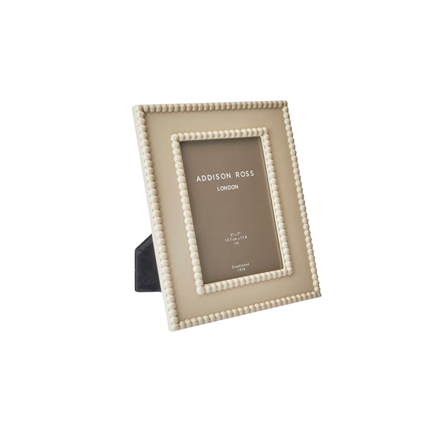 Bobbin Lacquer Photo Frame - Cappuccino