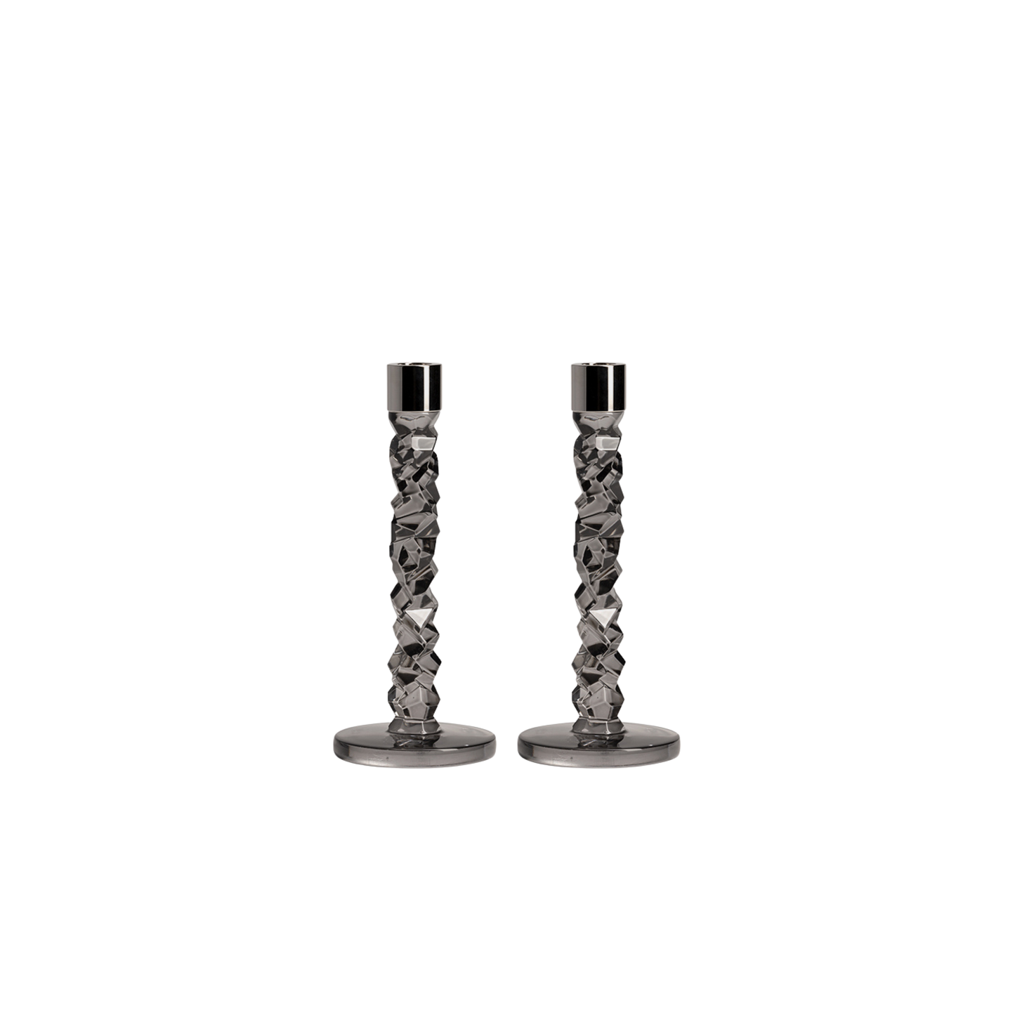 Carat Candlestick Graphite - Set of 2