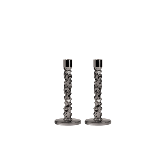 Carat Candlestick Graphite - Set of 2