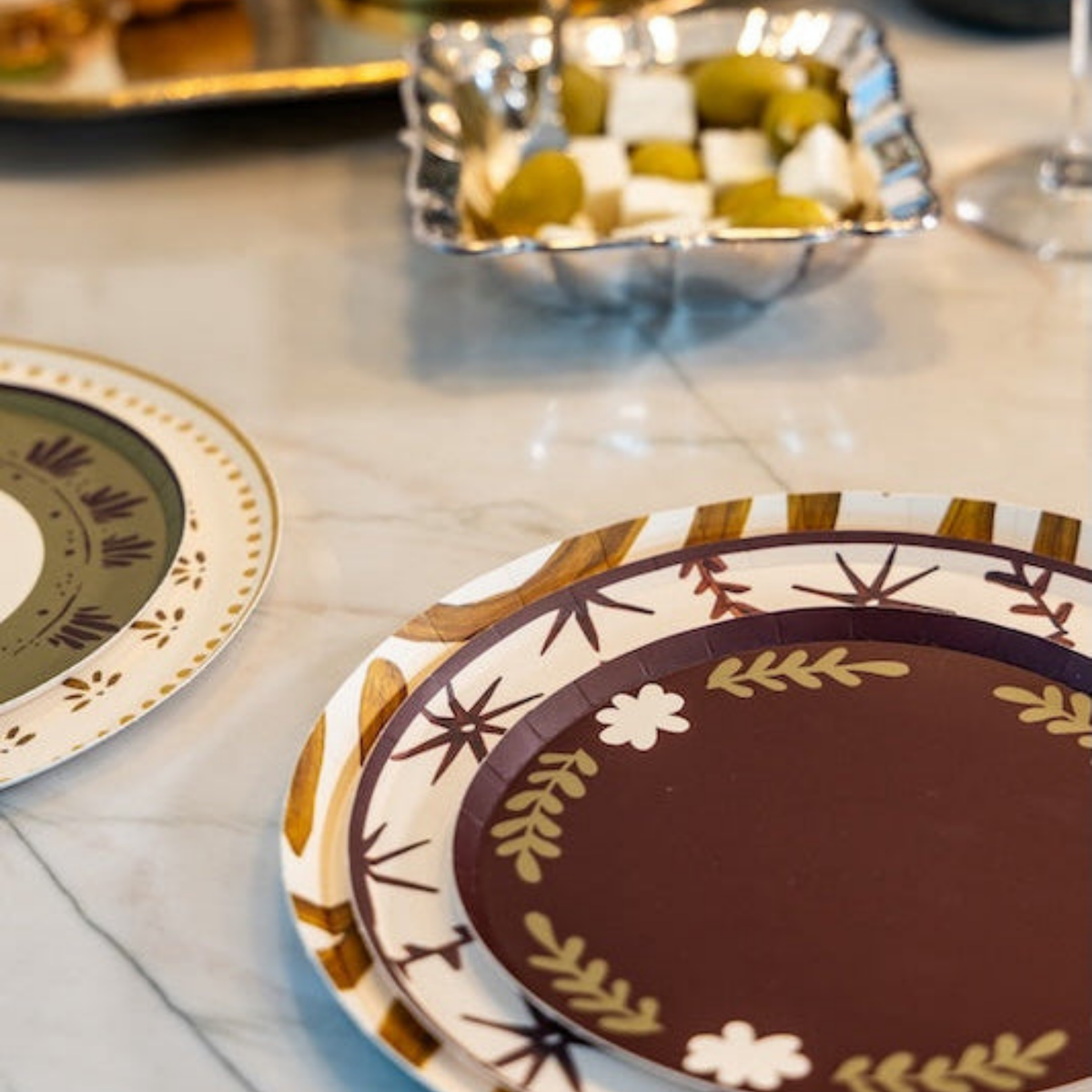 Casa Hors d'Oeuvres Plate Set - Truffle