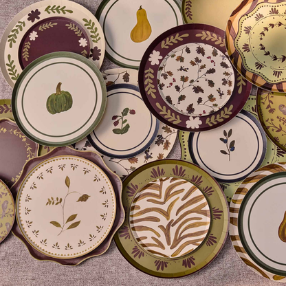 Casa Hors d'Oeuvres Plate Set - Truffle